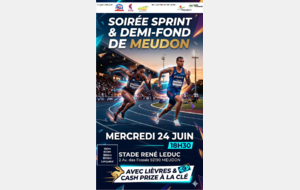 Soirée sprint et demi-fond de Meudon